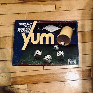 Vintage YUM Dice Game Parker Brothers 1971 Edition COMPLETE French/English